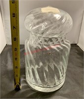 Bubble Lidded Glass Jar (hallway)