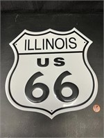 Illinois US 66 Sign Metal