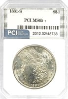1881-S Morgan Silver Dollar MS-65 +