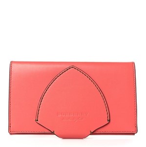 Burberry Harlow Pink Leather Long Wallet