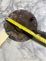 Late 20s scout brake plate