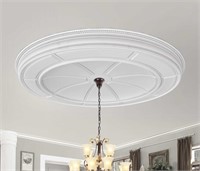 Refined Large Round Ceiling Medallion 72 Inch Diam