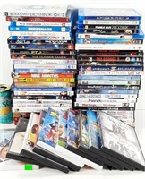 Lot de 50 DVD et 11 Blu-ray divers