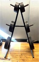 Weights and rack