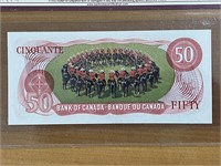 1975 Cdn $50 RCMP Musical Ride Bank Note