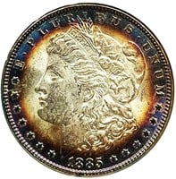 1885 Morgan Silver Dollar MS-65