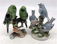 Vintage Ceramic Bird Figurines - Made in Germany -