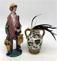 Vintage Ceramic Pottery Salesman/Potter Figure, Sm
