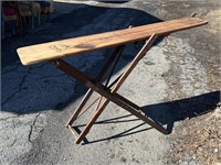 Antique Wooden Collapsible Ironing Board - Domesti