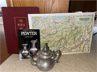 Pewter Tea Pot Book. the world we live in Great