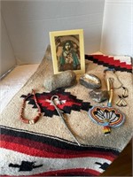 Native American Blanket Beads Tomahawk JD