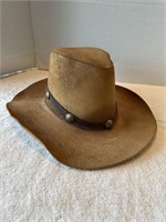 Head N  Home Prospect Medium Leather Cowboy Hat