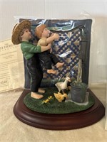 Amish Heritage The Pump Figurines with COA
7”