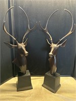 Castilian Imports Metal Deer Pair 23 inches tall