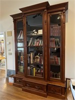 Antique Bookshelf Cabinet  7 ft x 102 inch tall x