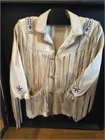 Mealeys Pitic Leather Native American Fringe size