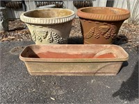 Large Planter & Flower Pots