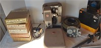 Vintage Kodak Showtime 8 movie projector with 5