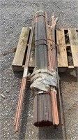 (Approx 100) 8' Copper Rods