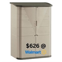 $626 Rubbermaid Vertical Resin Outdoor Storage