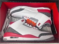 Nike Air Jordan 3 Retro Fire Red 2022 size 8