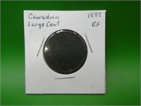 1899 E F Canadian Large Penny