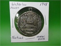 1948 Waterloo Music Festival Token, Made By Birk