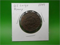 1849  U S  Large Penny