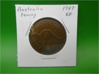 1947 Australia Penny E F 50