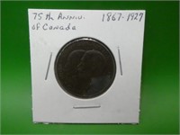 1867 - 1927 75th Anniversary Of Canada Token