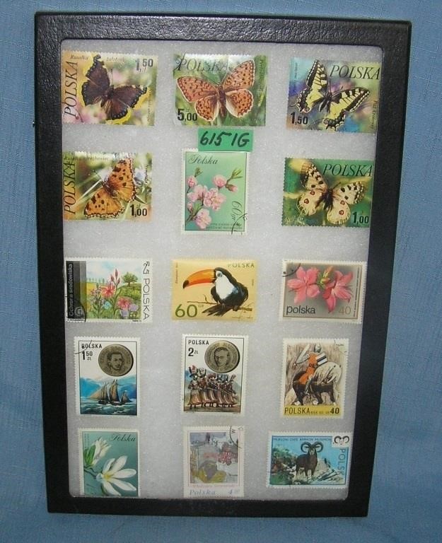 Collection of postage stamps from Poland