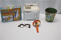 1970 FORT TOTER METAL PLAY STOVE  & MORE
