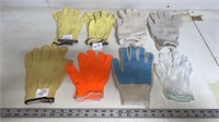 8 pr. New Work Gloves
