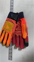 New R2 Leather Palmed Large Gloves