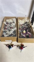 2 Boxes of Hummingbird Craft Decor