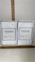 2 New Sets of 2 King Standard Pillow Cases
