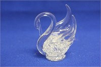 A Glass or Crystal Swan
