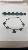 Turquoise? Inlay necklace and bracelet