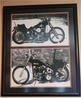 Framed Harley Davidson Print
