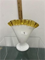 Fenton Gold Crest Vase