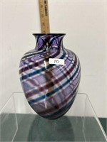 Murano Style Filigree Vase