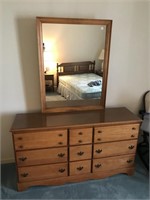 Carolina Furniture Works Dresser & Mirror