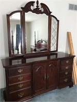 Cherry Pa House Dresser & Mirror
