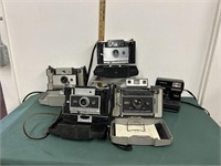 Vintage Polaroid Camera Lot-untested