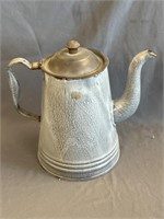Agateware Gooseneck Teapot