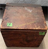 Valentine's Valspar Wooden Crate 15x15x12"