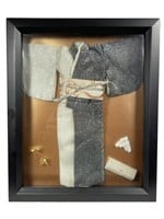 SHADOW BOX WITH JAPANESE EXCLUSIVE KIMONO