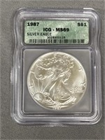 1987 Silver Dollar