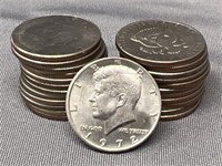 (24) Post-1964 Kennedy Half Dollars