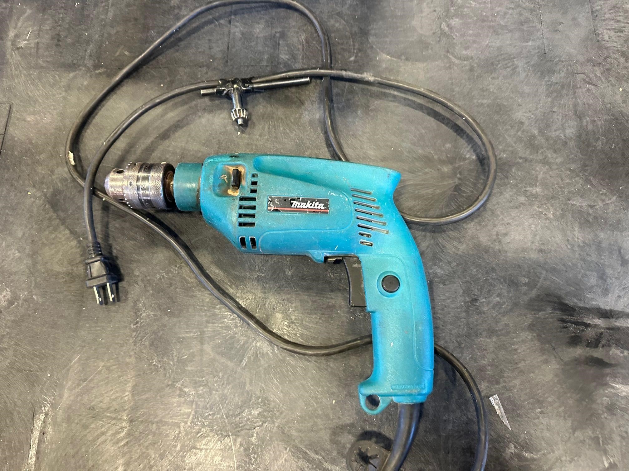 Makita Corded Drill Used Working